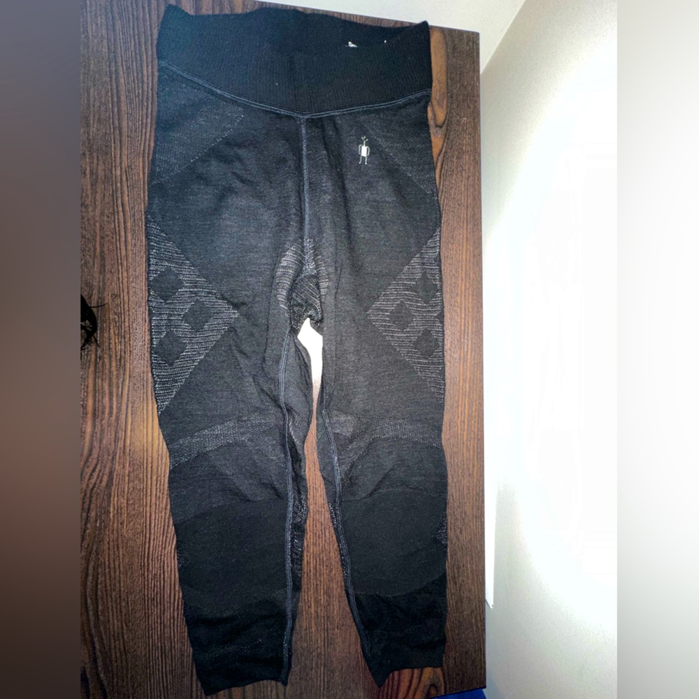 women’s xs black cropped smartwool legging